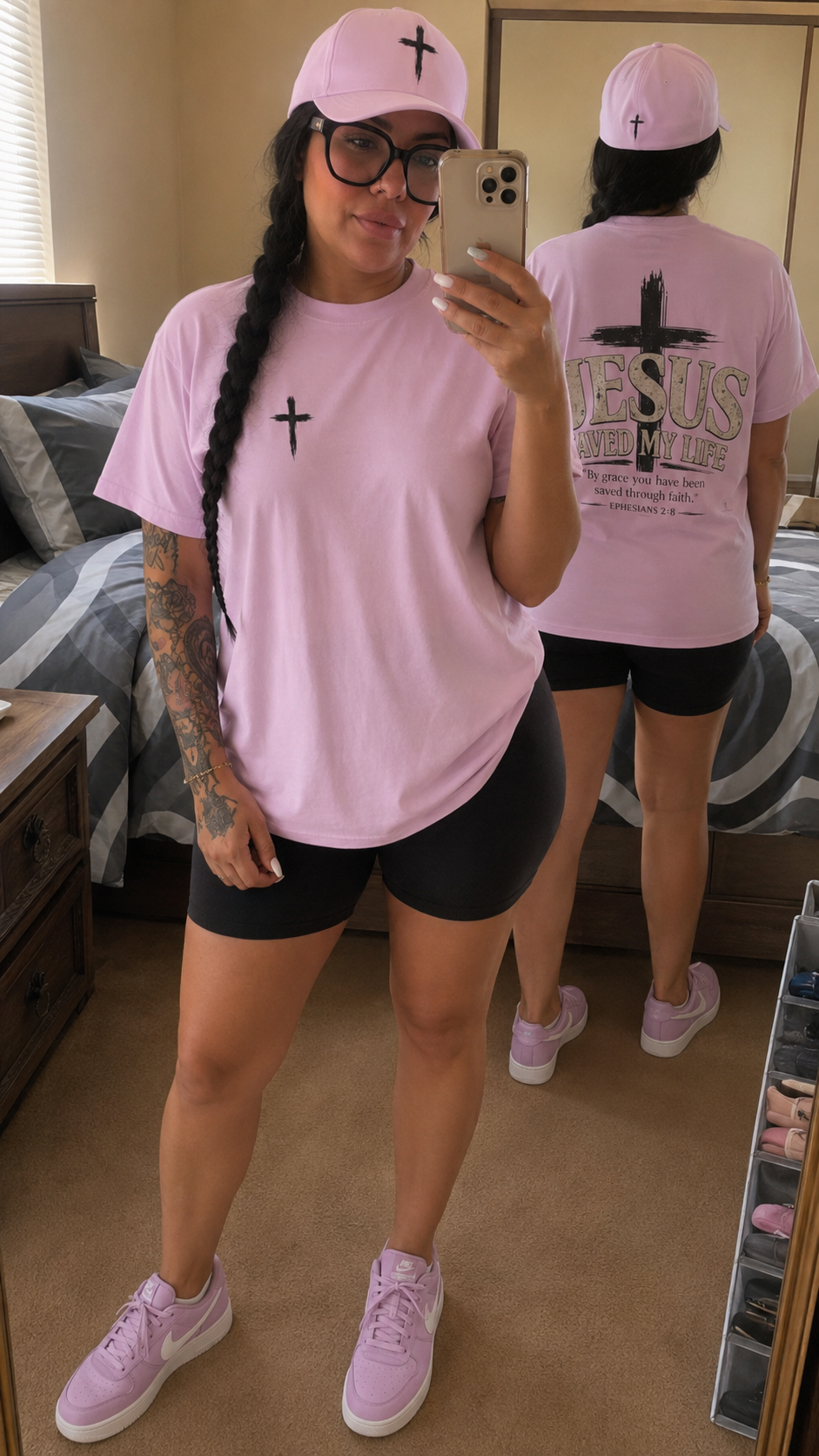 Jesus saved my life | Comfort Color Tee￼